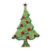 XSB195 - Christmas Festive Saree Brooch